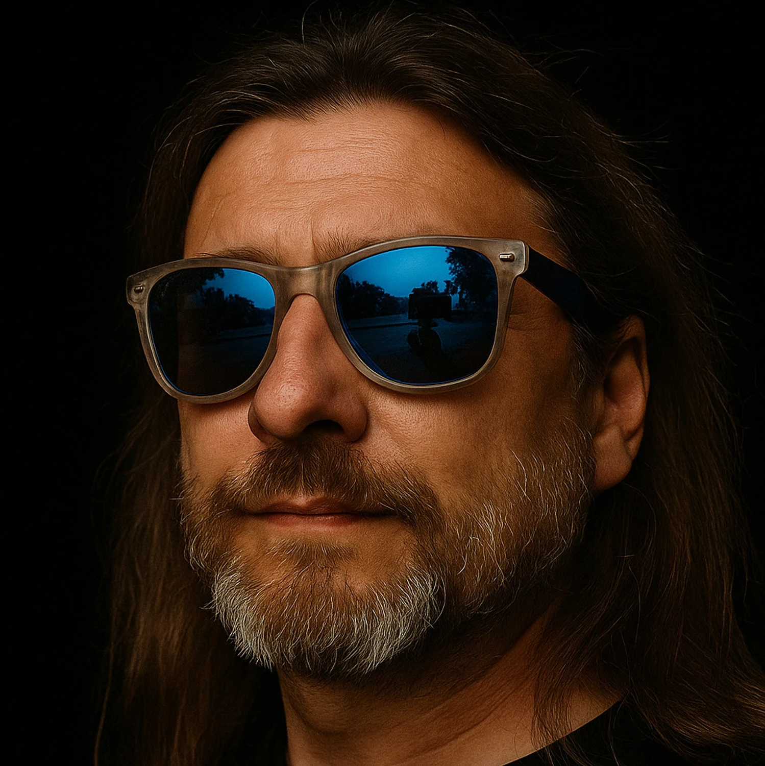 niebieskie spojrzenie w dal