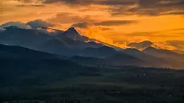Tatry Zachodnie o zachodzie