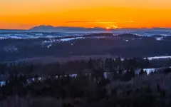 I schowało się słoneczko za Tatrami...