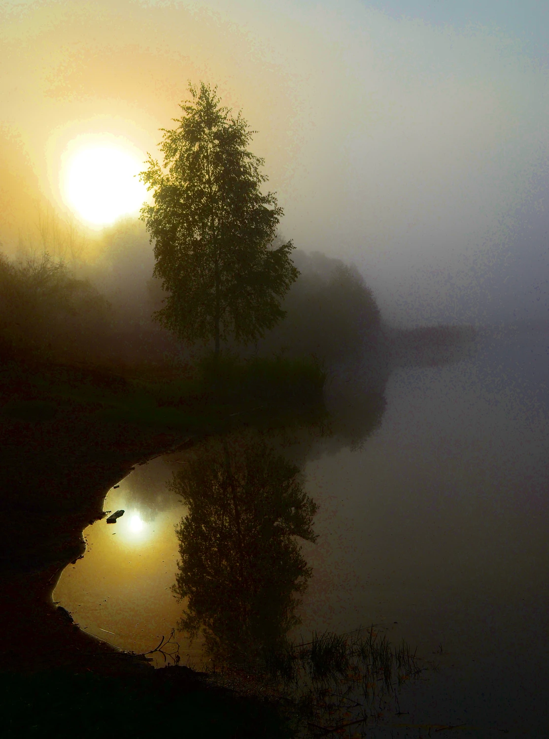 Nad wodą.