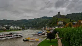 Zamek i miasto Cochem-W Dolinie Mozel