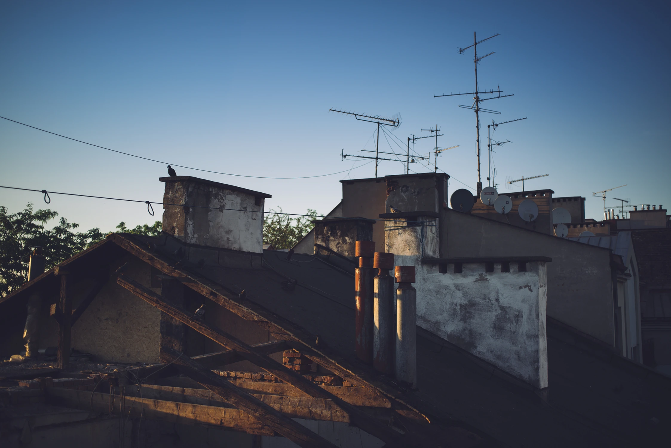 Plac na Groblach 19 — Kraków, 2018 (złota godzina)