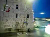 Lublin - mural na Placu Dworcowym