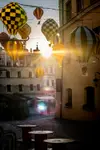 Lublin - balony na Bramowej