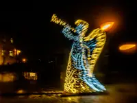 Lublin w świątecznej scenerii - Plac Po Farze