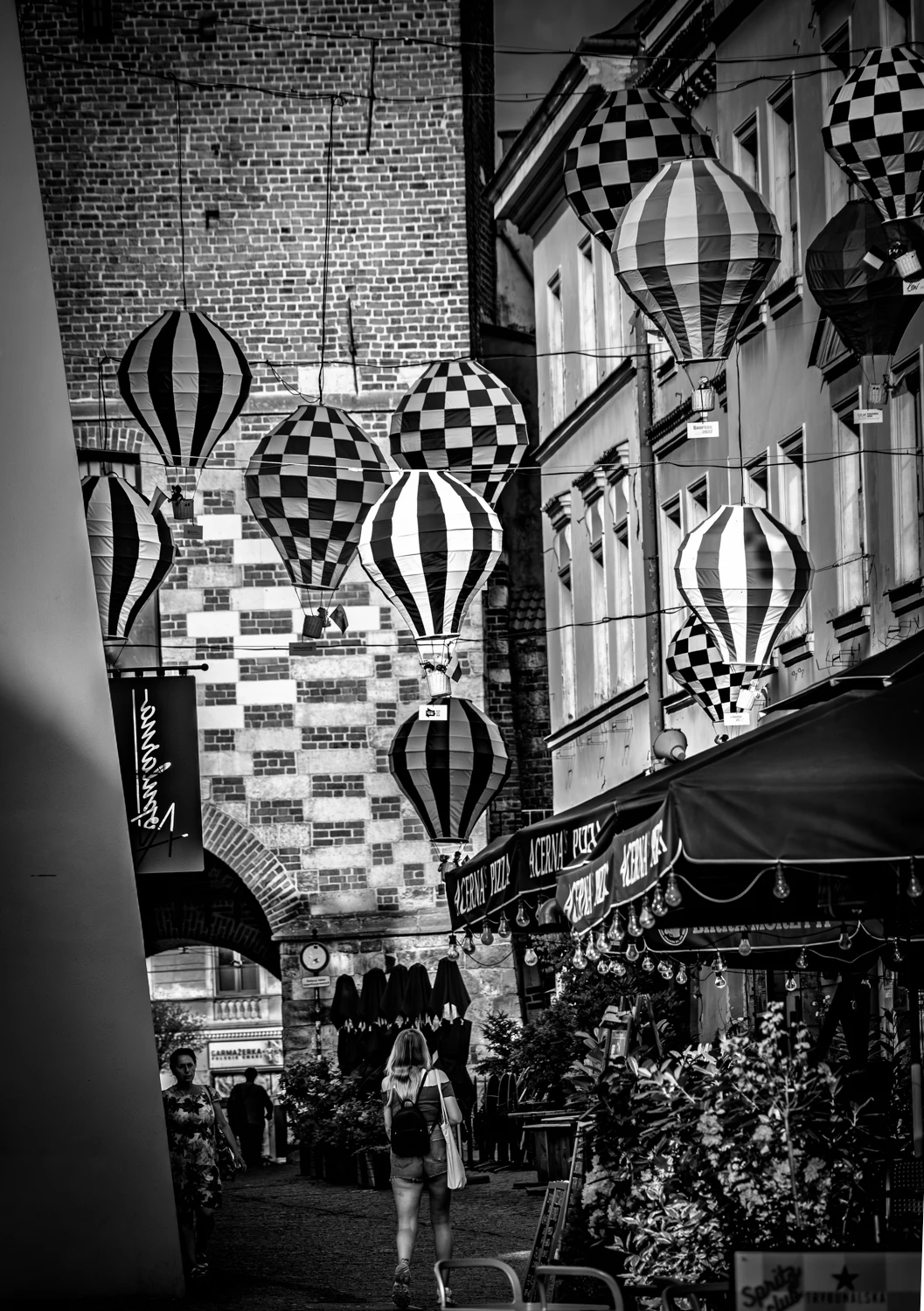Lublin - balony na Bramowej