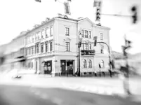 Lublin lensbaby - skrzyżowanie Alei Lipowej, Krakowskiego przedmieścia i Alei Racławickich