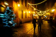 Lublin w świątecznej scenerii - ul. Grodzka