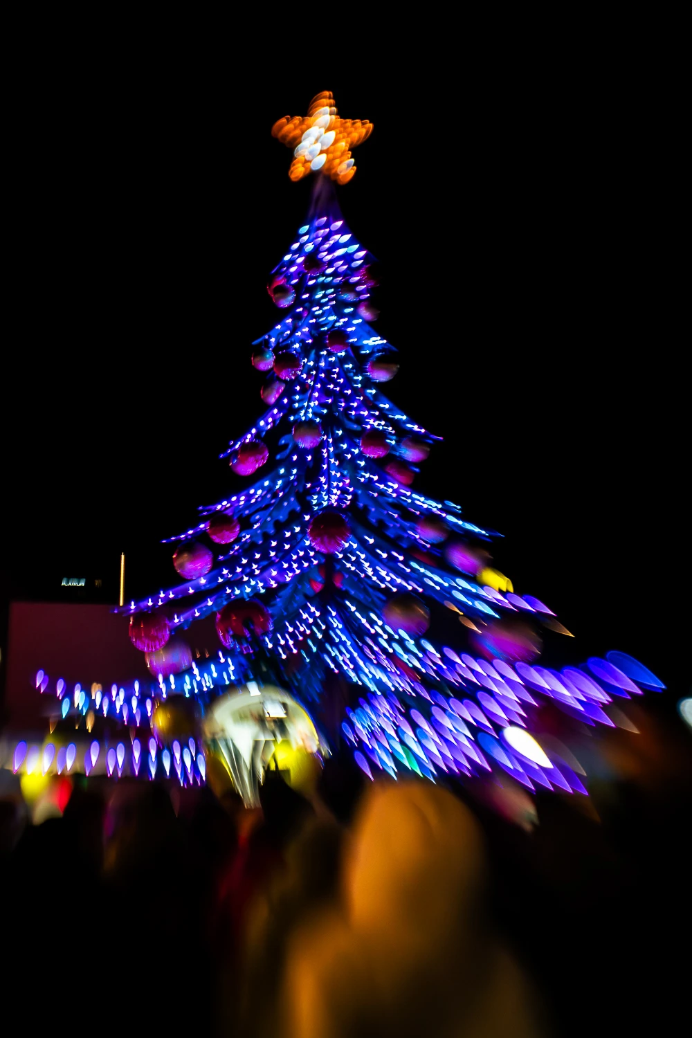 Warszawa w świątecznej scenerii - z lensbaby da się lubić :)