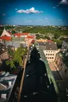 Lublin - cień wielkiej wieży