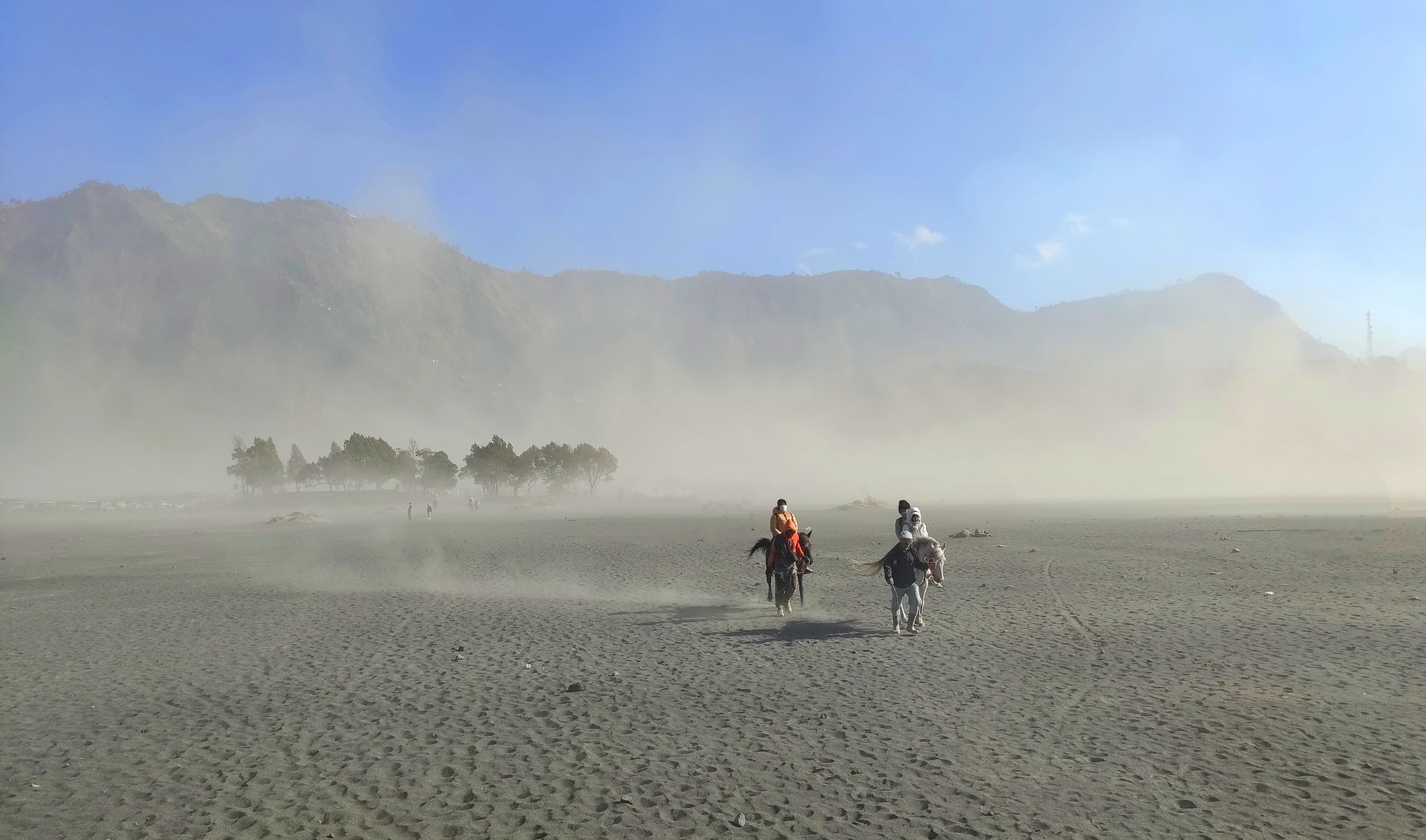 w burzę na Bromo