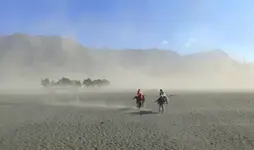 w burzę na Bromo