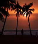 pełnia nad Pacyfikiem