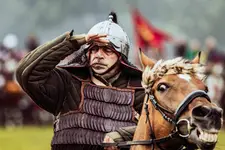 Pod Grunwaldem również konie